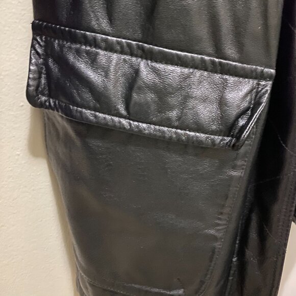 Vintage Sequence Leather Jacket - Picture 6 of 8